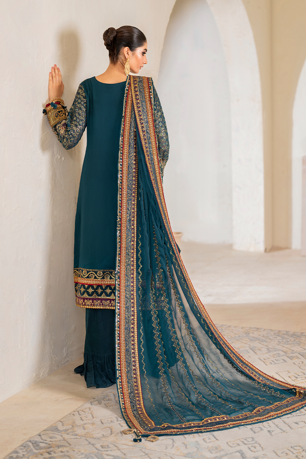 IZNIK | Chinon Chiffon '24 | CC-46 Embroidered Chiffon Unstitched