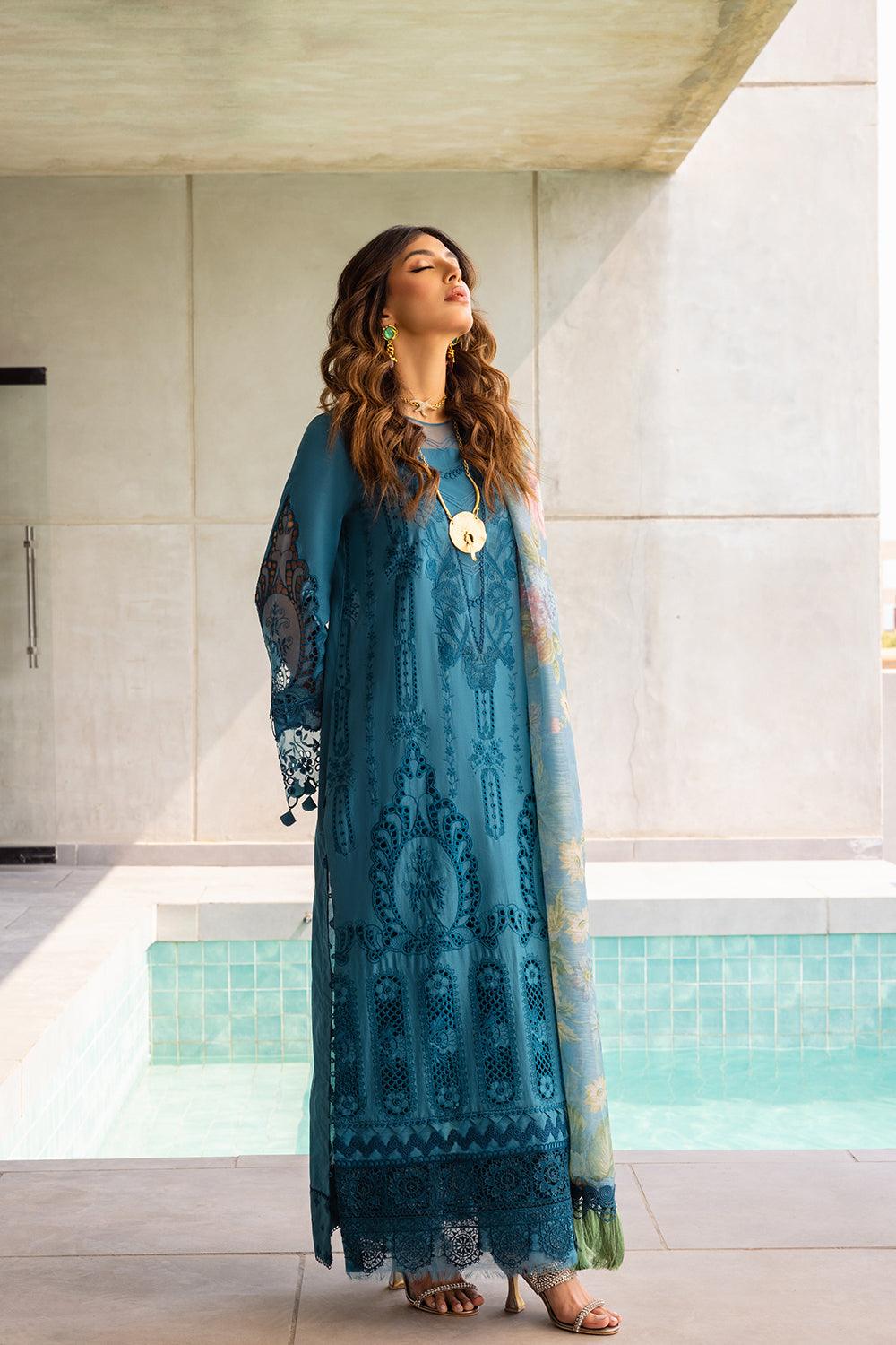 Saira Rizwan | Luxury Lawn'24| SAPPHIRE - SRLL24-07 Unstitched