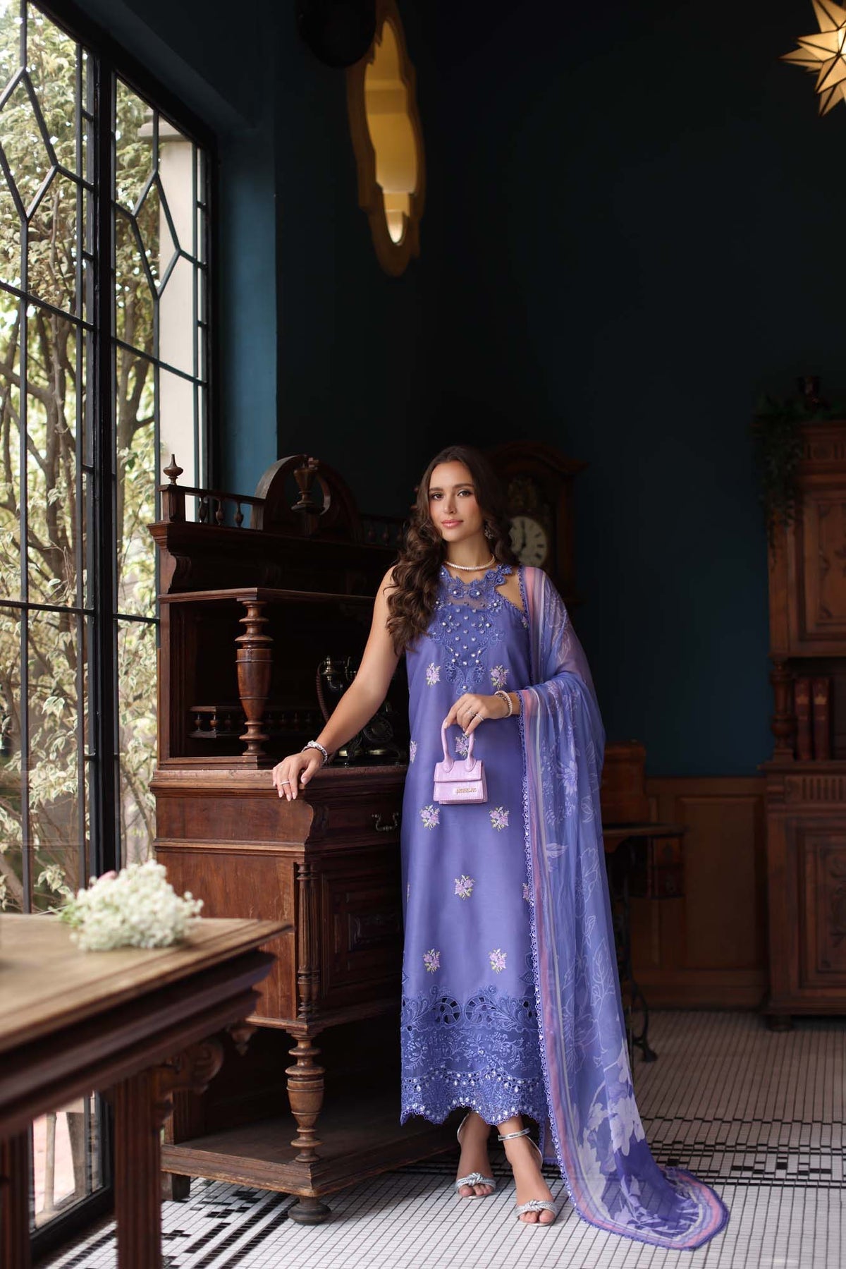 NOOR by Sadia Asad | Eid Luxury Lawn Schiffli Laserkari