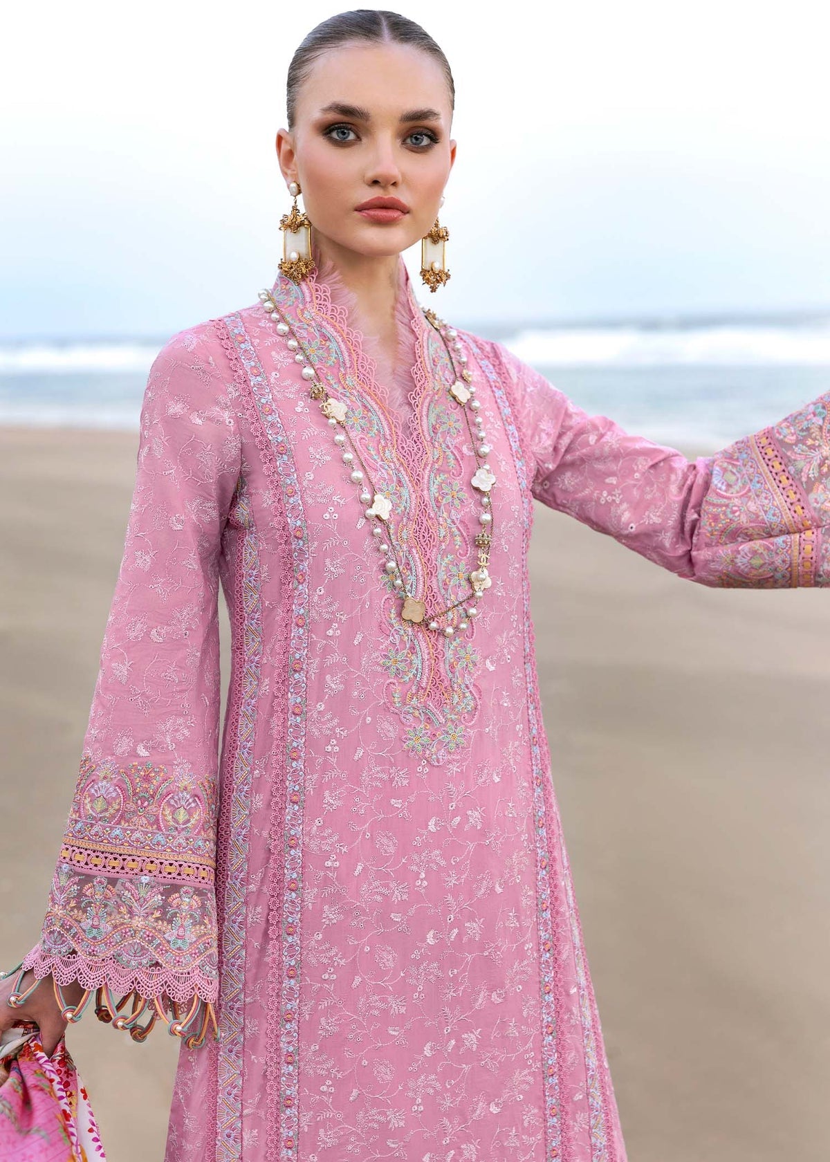 KANWAL MALIK : Elysia Luxury Lawn 2025 Unstitched - Ariana