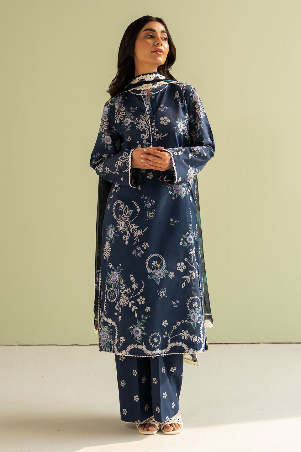 ZARA SHAHJAHAN | COCO Prints 2025 | Nora-8A Unstitched