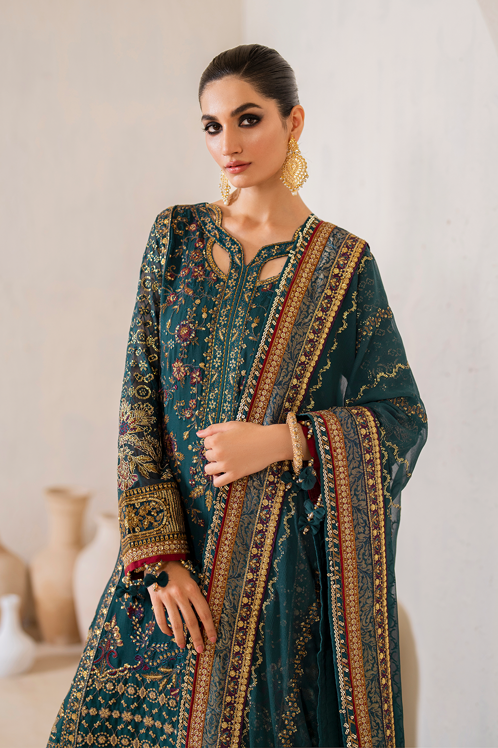 IZNIK | Chinon Chiffon '24 | CC-46 Embroidered Chiffon Unstitched