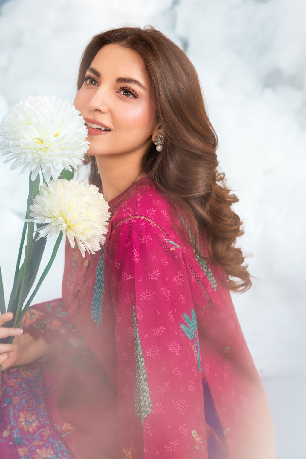 MARIA.B | M.BASICS Dreamscape Lawn Unstitched - 3B - Aarzu