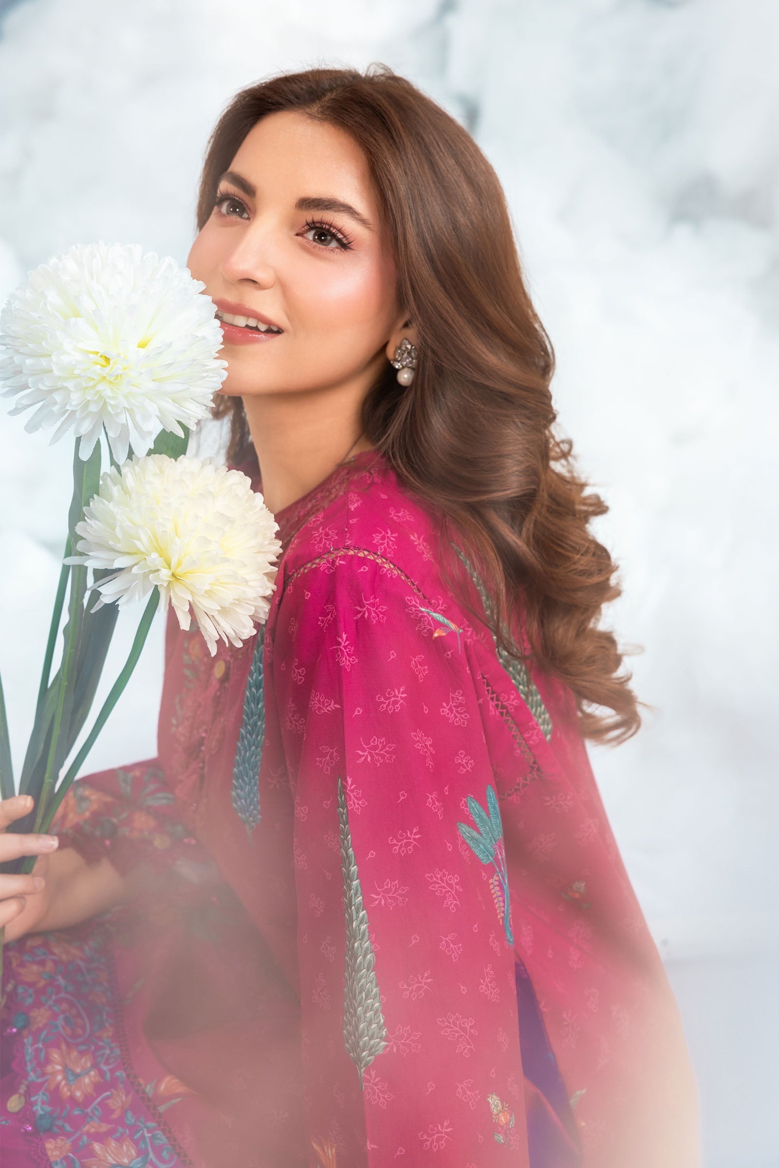 MARIA.B | M.BASICS Dreamscape Lawn Unstitched - 3B - Aarzu