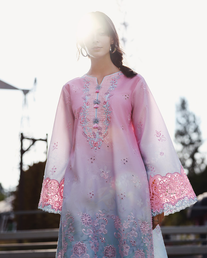 MUSHQ | Solace Ombre Lawn 2026 Unstitched - Aarzu