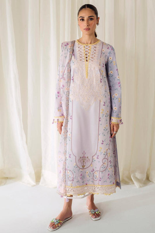 Qalamkar QPrints Embroidered ORANE