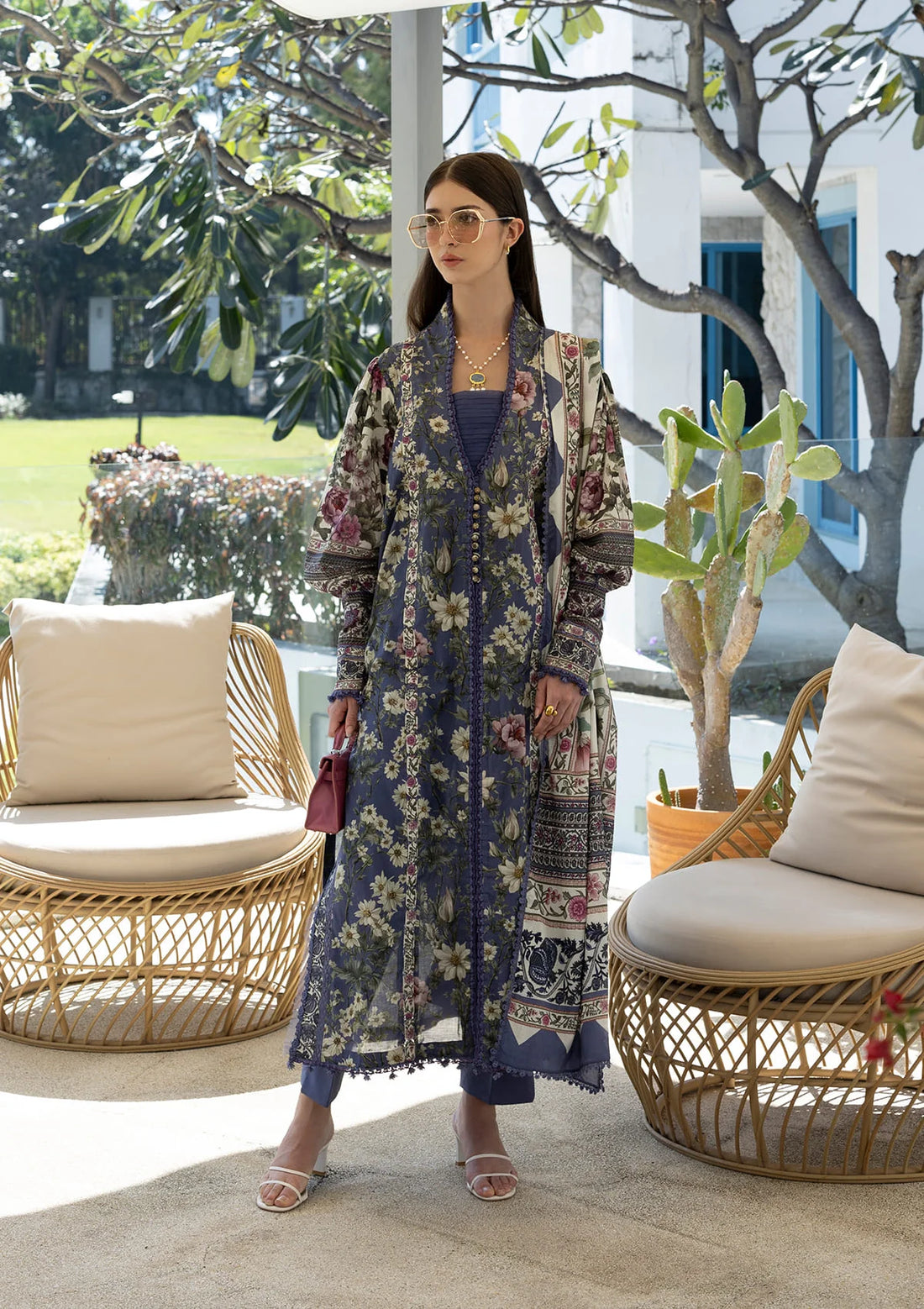 ELAF | Lawn Prints 2026 Unstitched - Aarzu