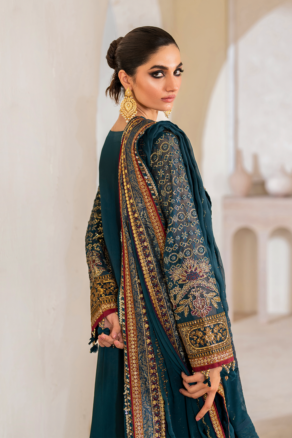 IZNIK | Chinon Chiffon '24 | CC-46 Embroidered Chiffon Unstitched