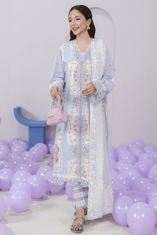QALAMKAR | QPrints Embroidered Lawn 2025 Unstitched - Esme