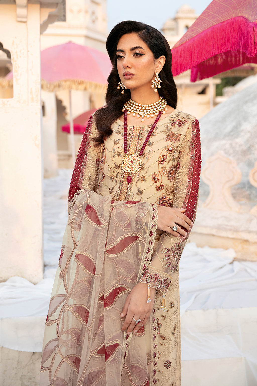 Wedding Collection | Vol.3 Unstitched H-308 | Ramsha - Aarzu