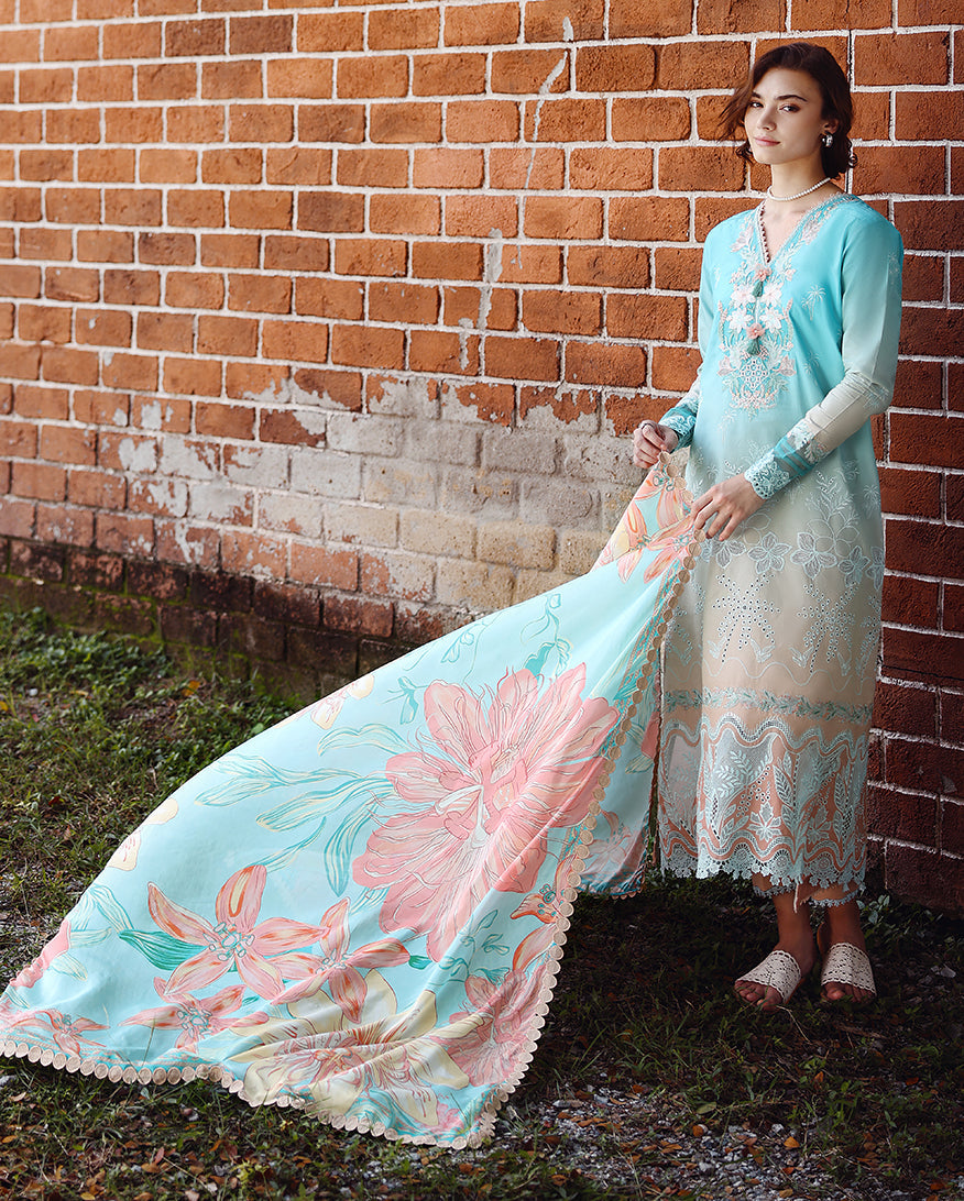 MUSHQ | Solace Ombre Lawn 2026 Unstitched - Aarzu