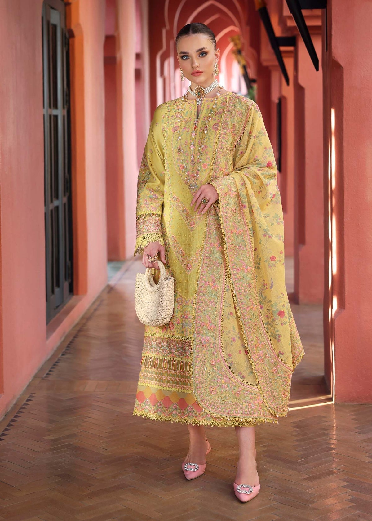 KANWAL MALIK : Elysia Luxury Lawn 2025 Unstitched - Summer