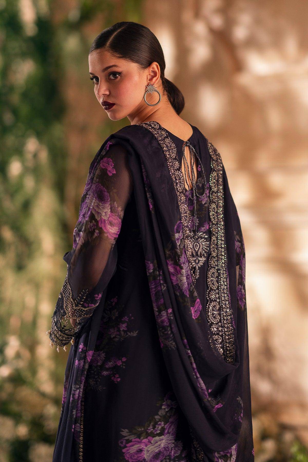 CHARIZMA | Vasal Luxury Chiffon | VSL5-01 Unstitched - Aarzu