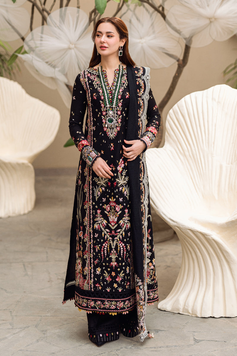 QALAMKAR | Luxury Lawn 2025 | Hannah FK-15 Unstitched