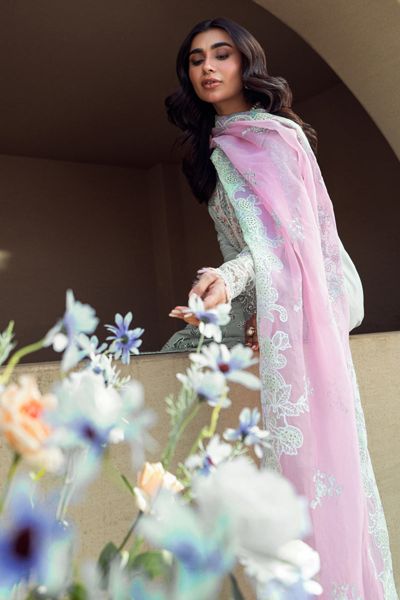 QALAMKAR | Sahil Luxury Lawn 2025 | Chloe FK-04 Unstitched