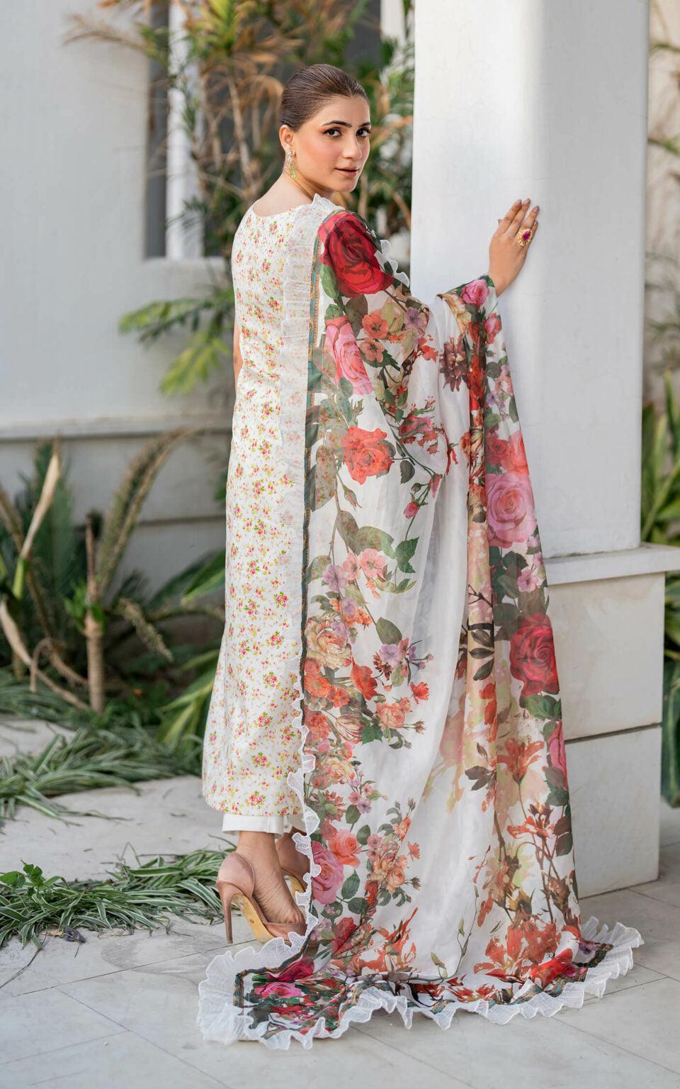 Asifa & Nabeel | Meraki Summer'24 Lawn | Gulnar MK-15 Unstitched