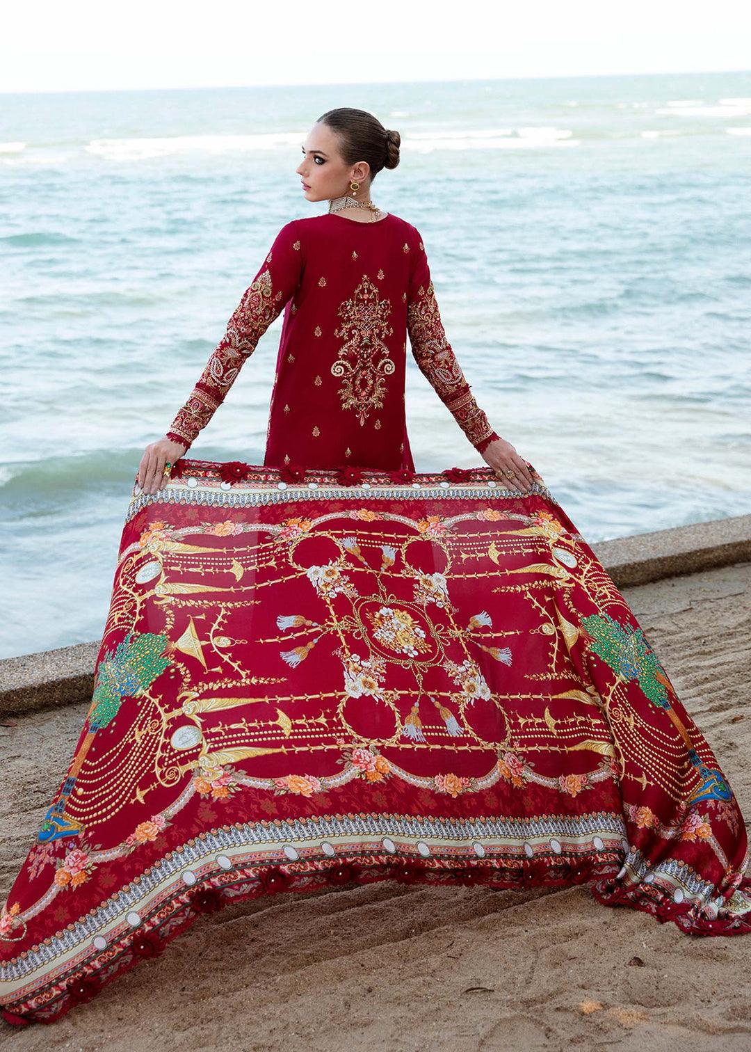 KANWAL MALIK | Sareen | Luxury Lawn'24 | Rose