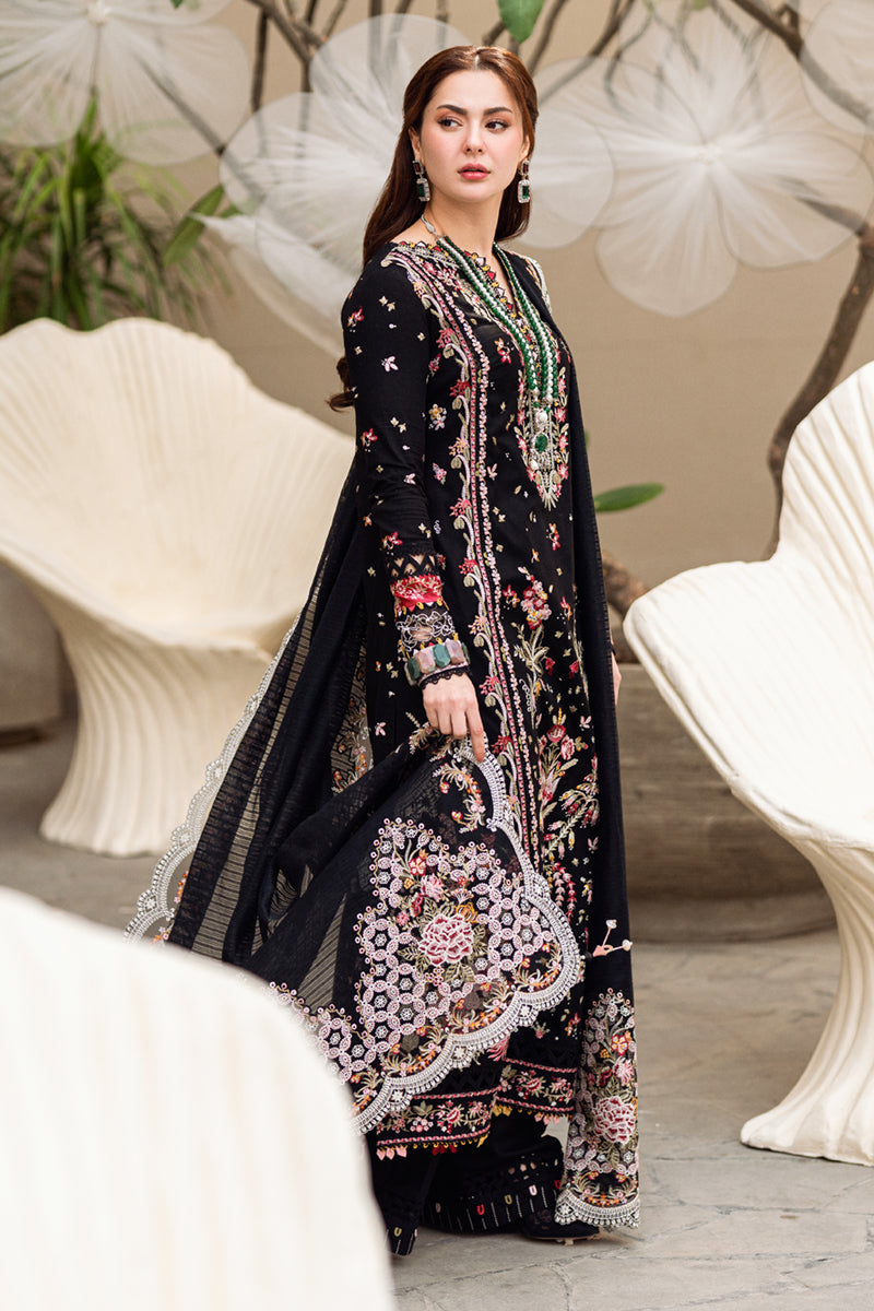 QALAMKAR | Luxury Lawn 2025 | Hannah FK-15 Unstitched