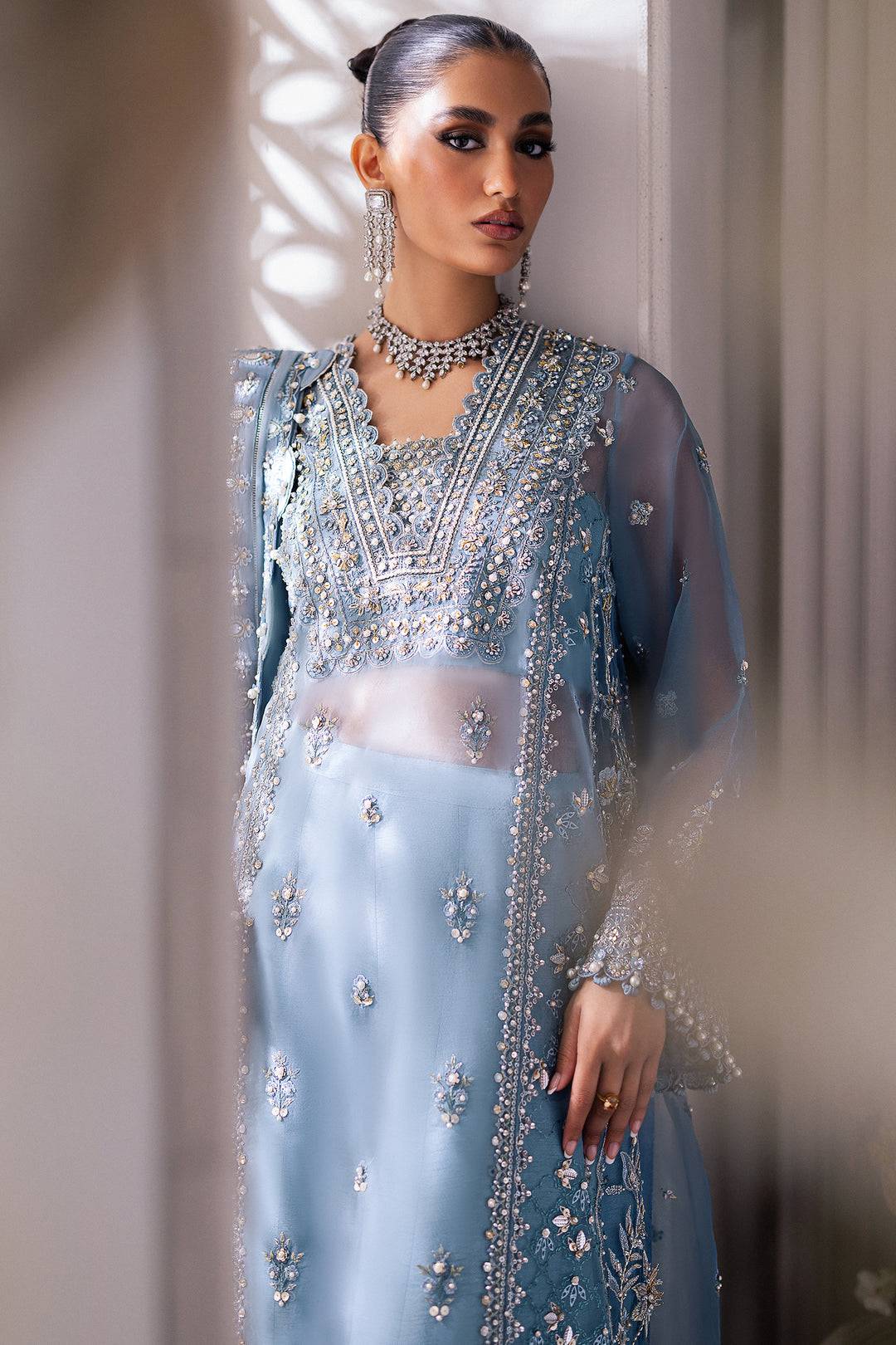 ZAHA | Gossamer Wedding Unstitched 2024 | Azura ZC24-07 - Aarzu