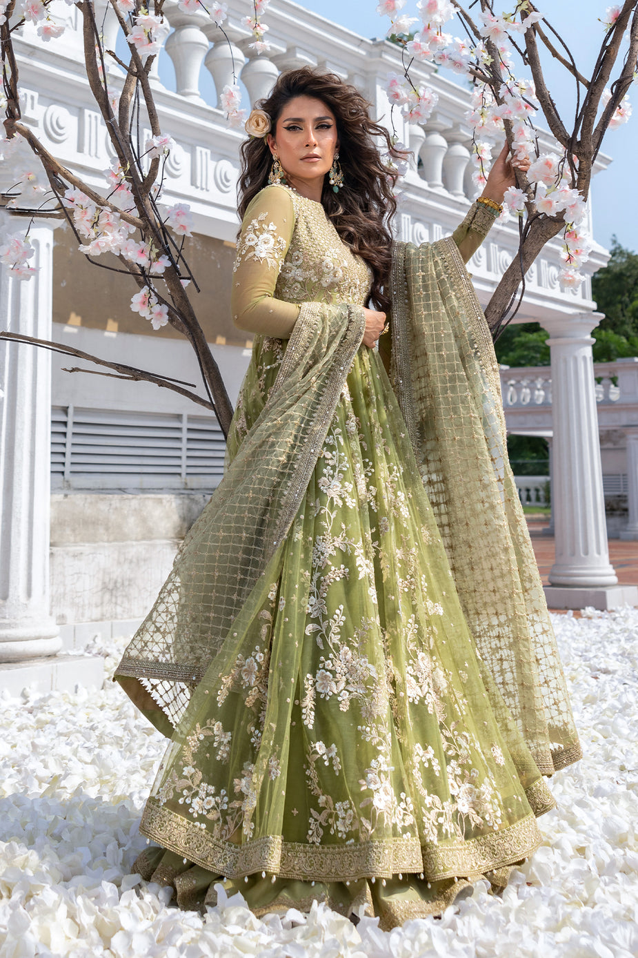 ERUM KHAN | JAHAN IV | Wedding Unstitched 2025 |Mint Glow
