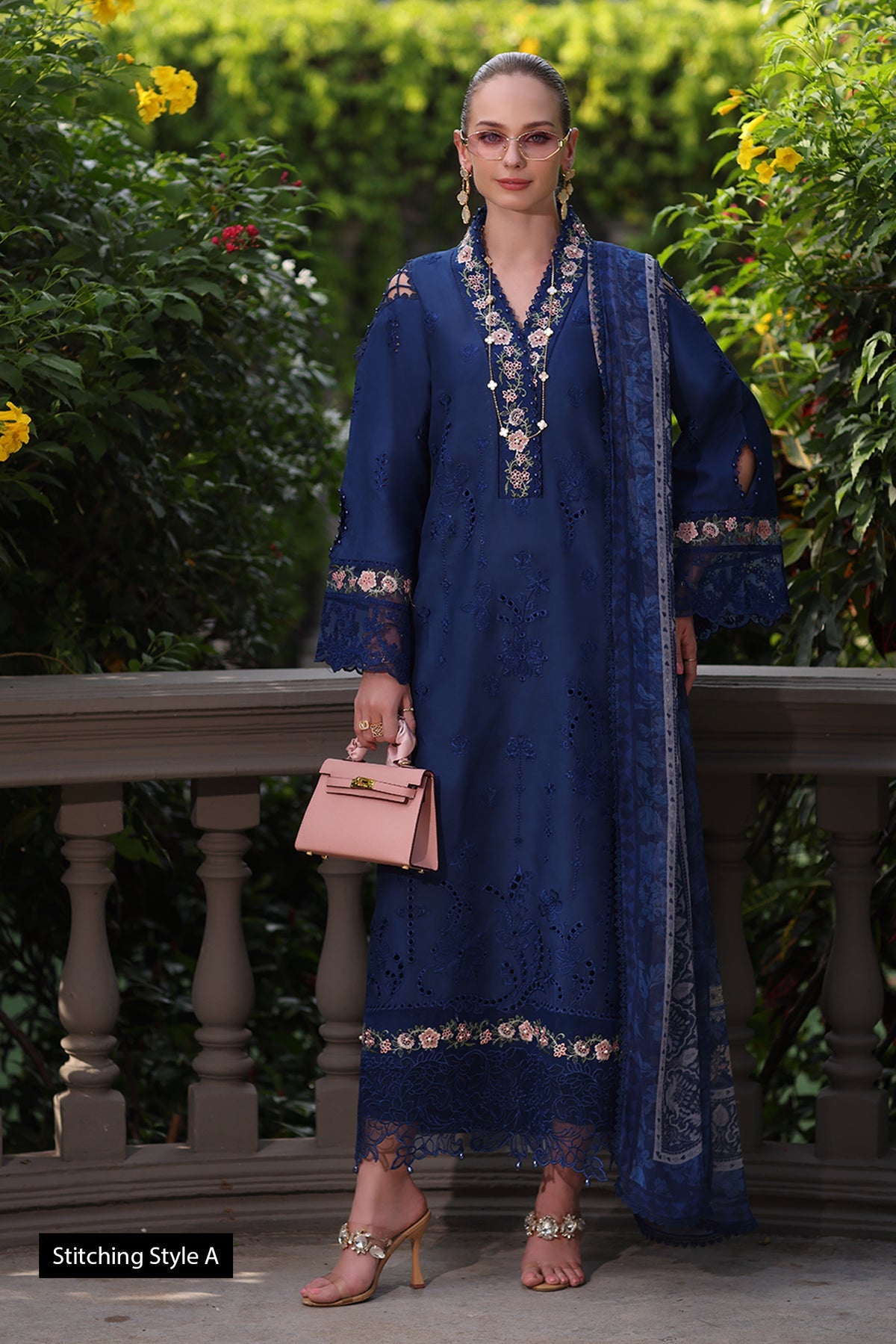 NOOR by Sadia Asad | Eid Luxury Lawn Schiffli Laserkari