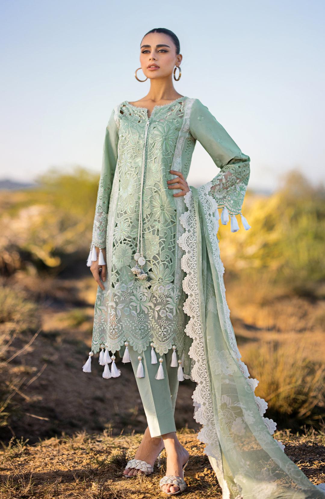 Mahiymaan | Luxury Lawn | Meadow Mint 