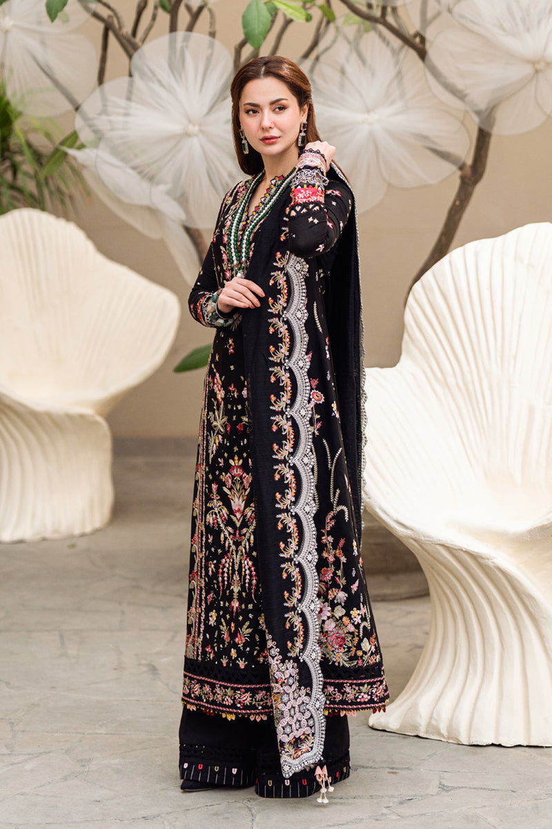 QALAMKAR | Luxury Lawn 2025 | Hannah FK-15 Unstitched