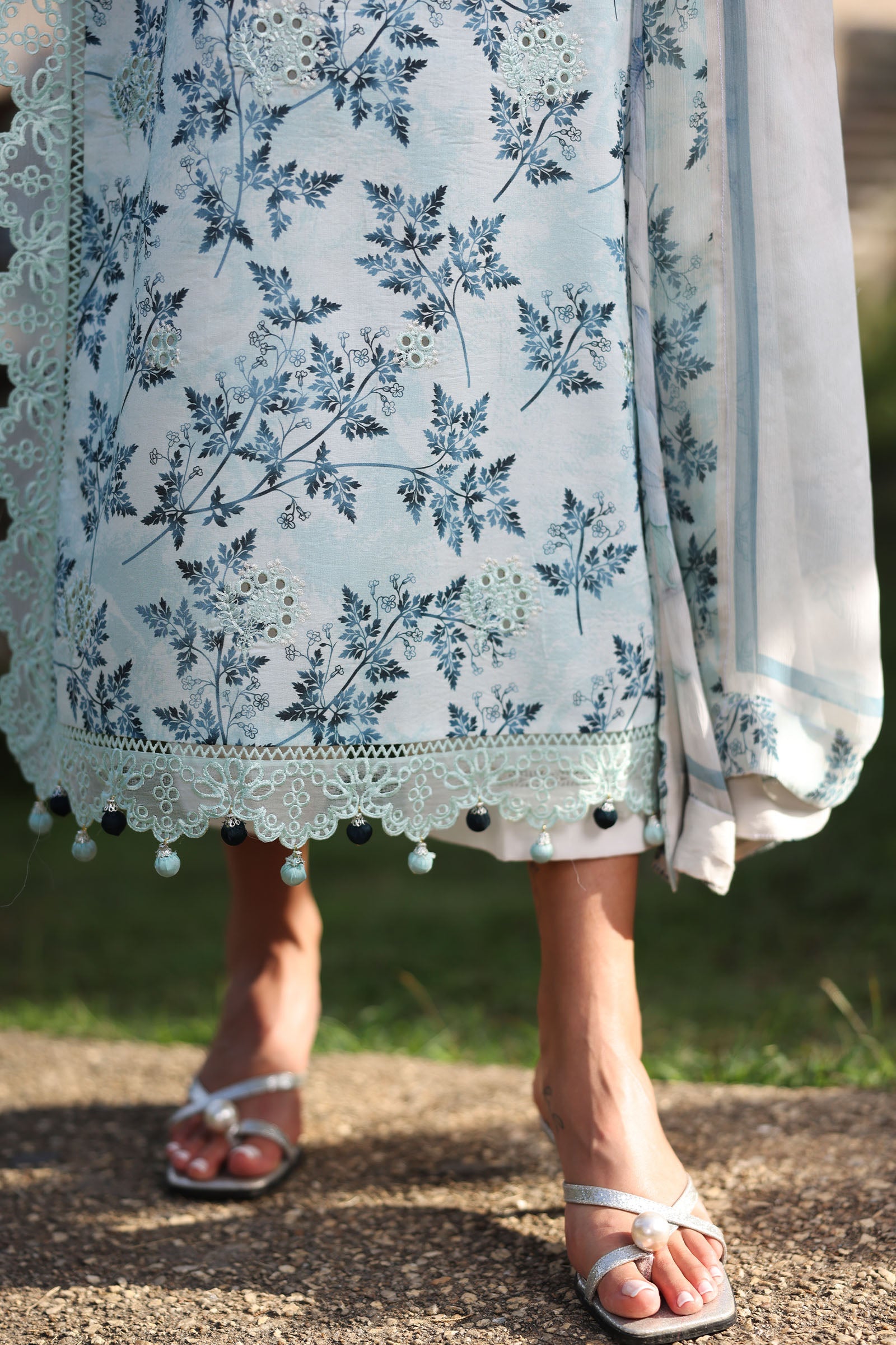 RANG RASIYA | Raaya Printkaari Lawn 2026 - Celeste - Aarzu