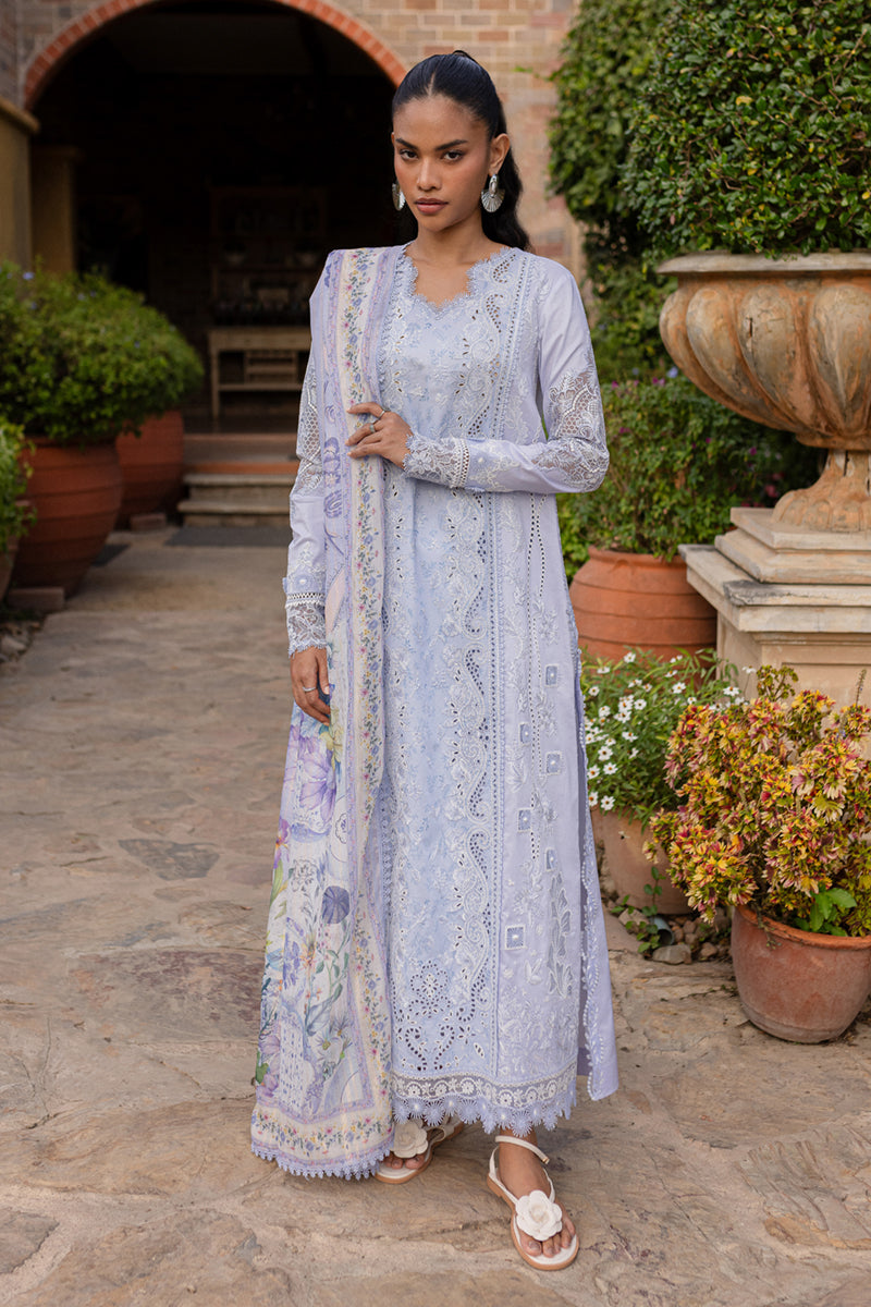 QALAMKAR : QLine Lawn 2025 - Lyla-QM-17 Unstitched