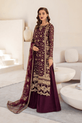 IZNIK | Chinon Chiffon '24 | CC-42 Embroidered Chiffon Unstitched - Aarzu