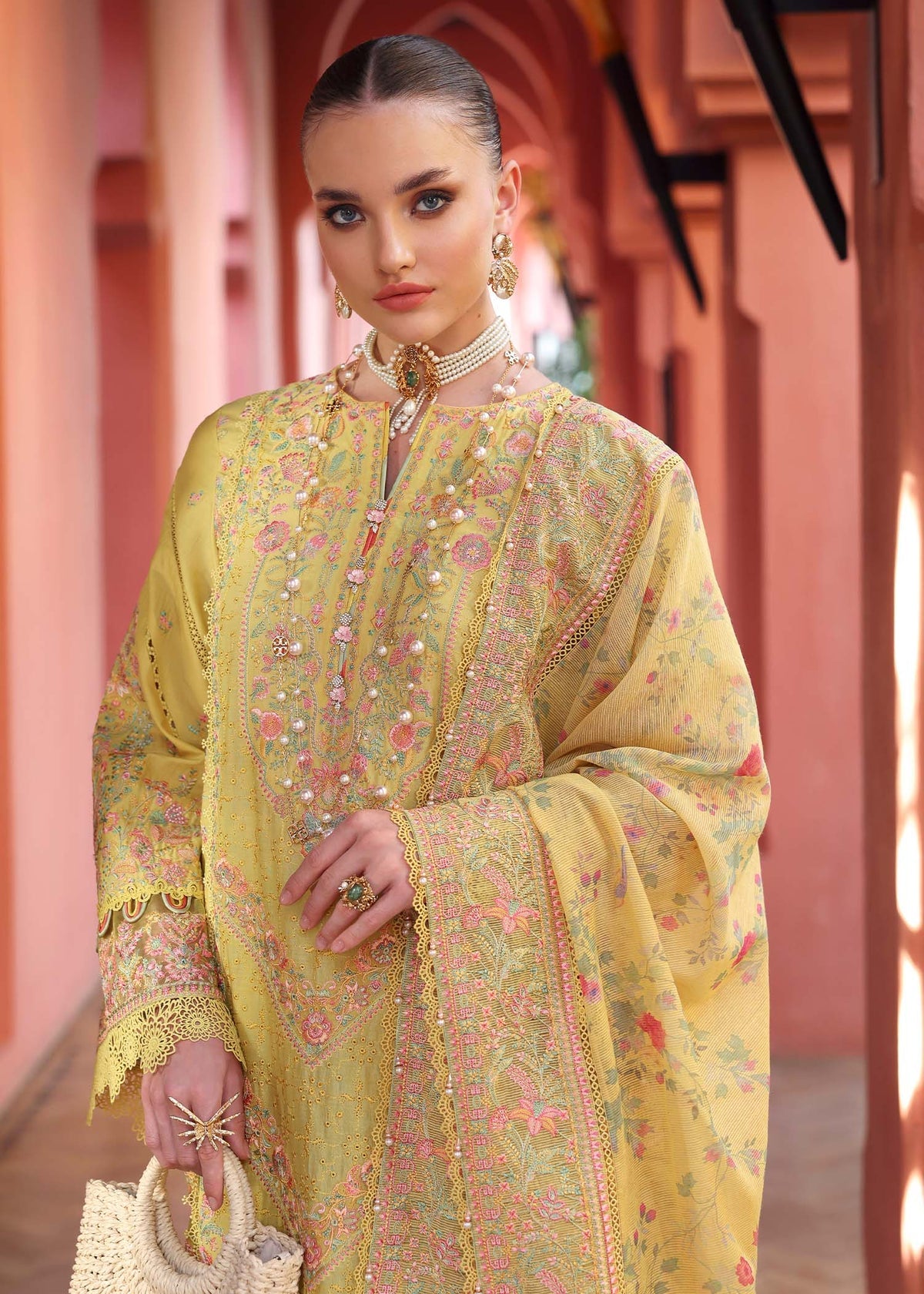 KANWAL MALIK : Elysia Luxury Lawn 2025 Unstitched - Summer