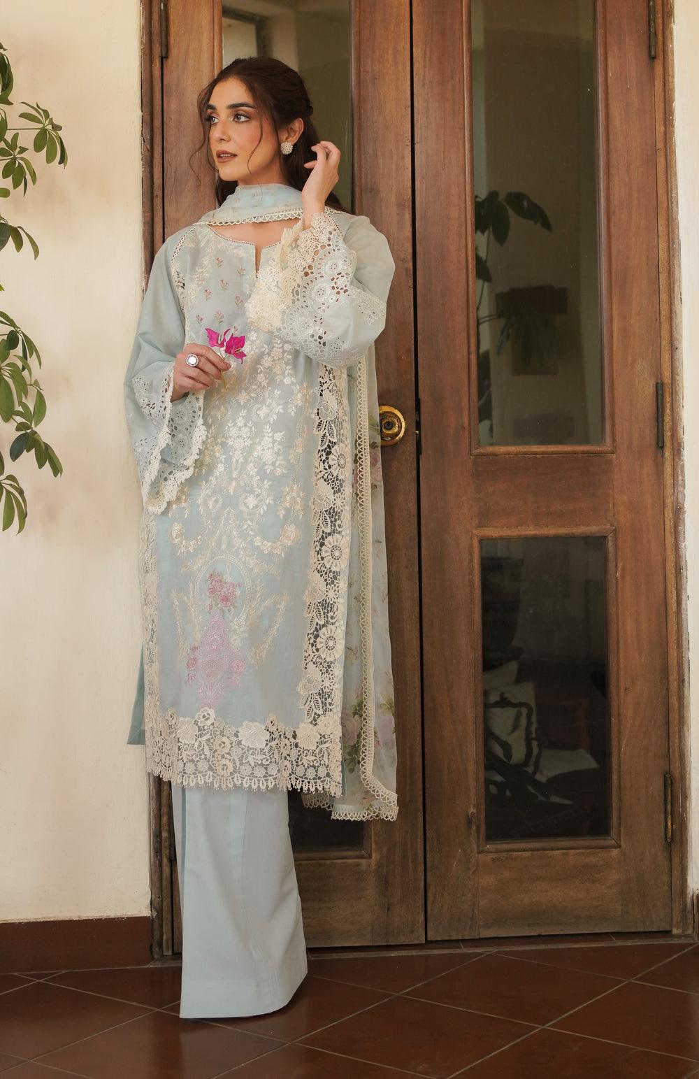 Asif Baig Luxury Lawn Parishay