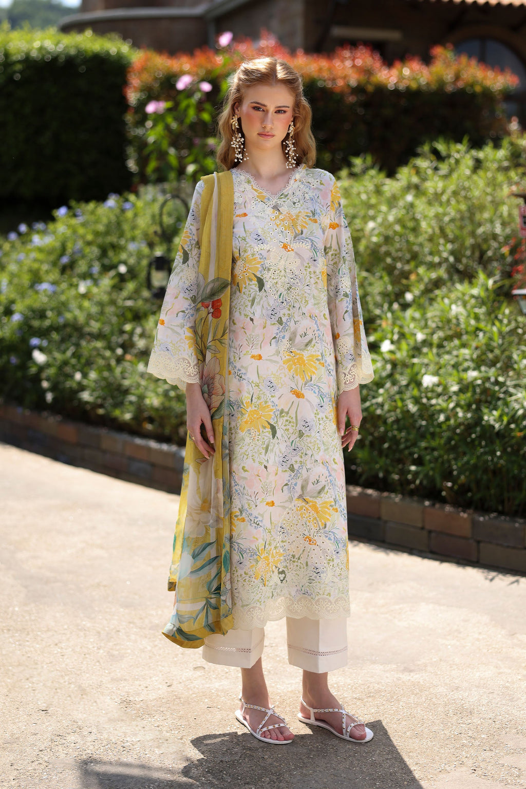 RANG RASIYA | Raaya Printkaari Lawn 2026 - Ivoria - Aarzu