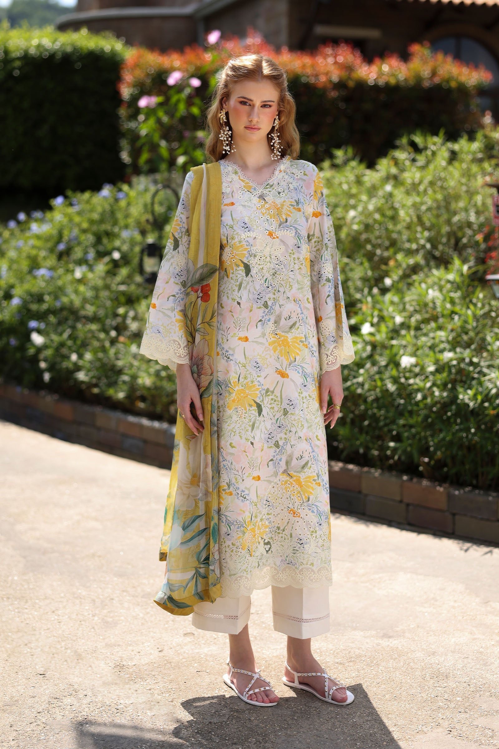 RANG RASIYA | Raaya Printkaari Lawn 2026 - Ivoria - Aarzu