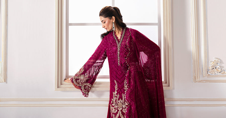 MARIA.B | Mbroidered Wedding 2025 - BD3003 Unstitched
