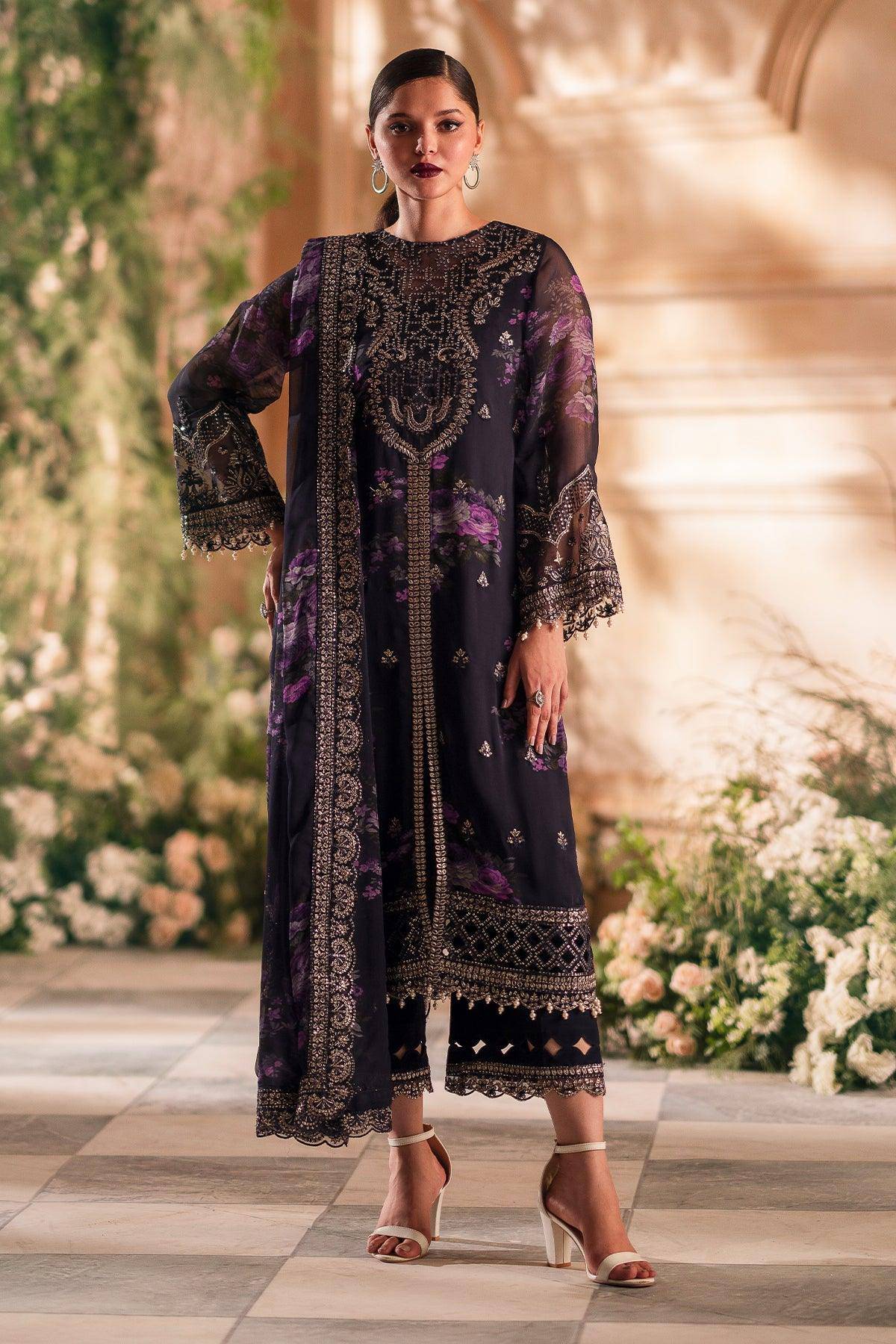 CHARIZMA | Vasal Luxury Chiffon | VSL5-01 Unstitched - Aarzu