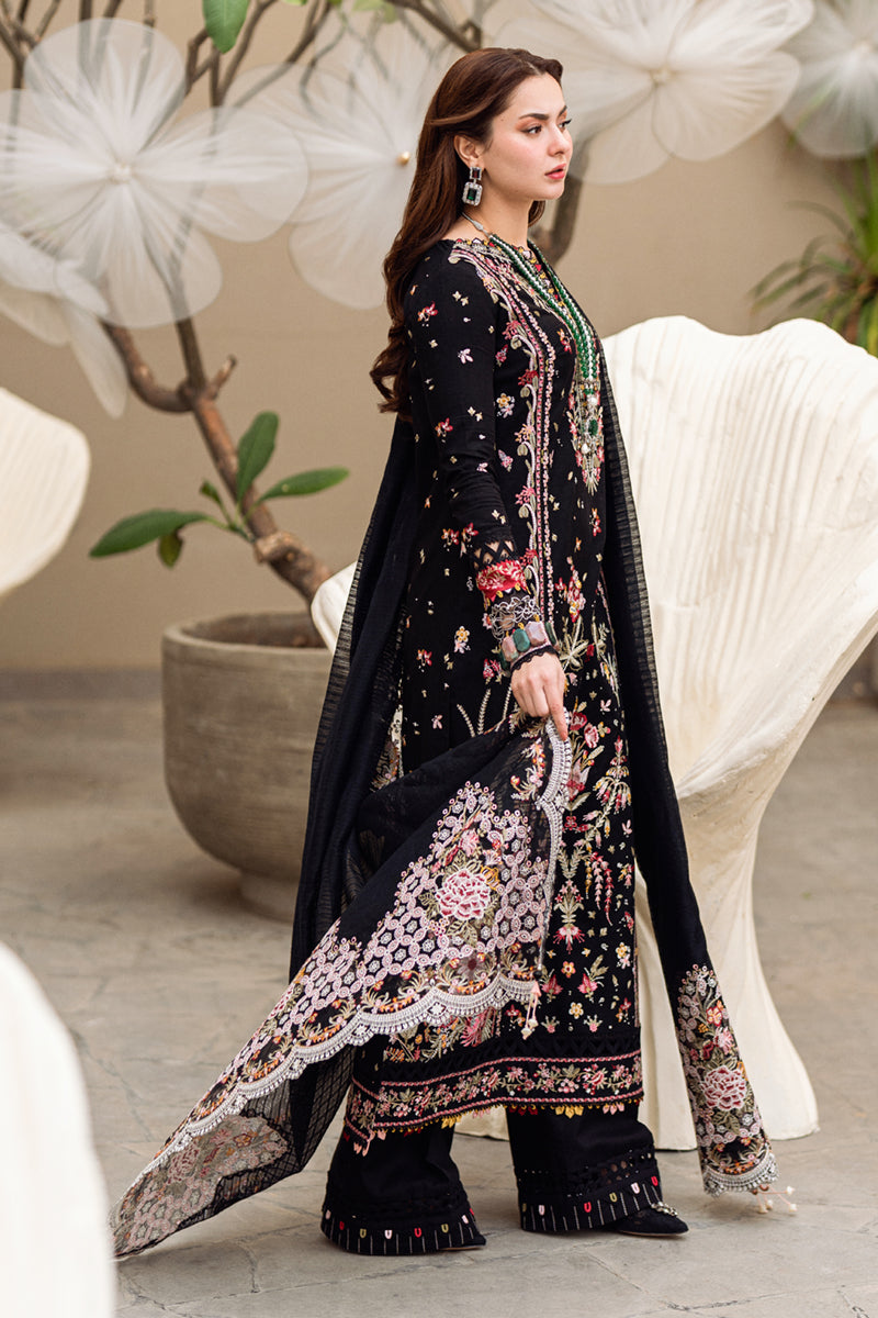 QALAMKAR | Luxury Lawn 2025 | Hannah FK-15 Unstitched