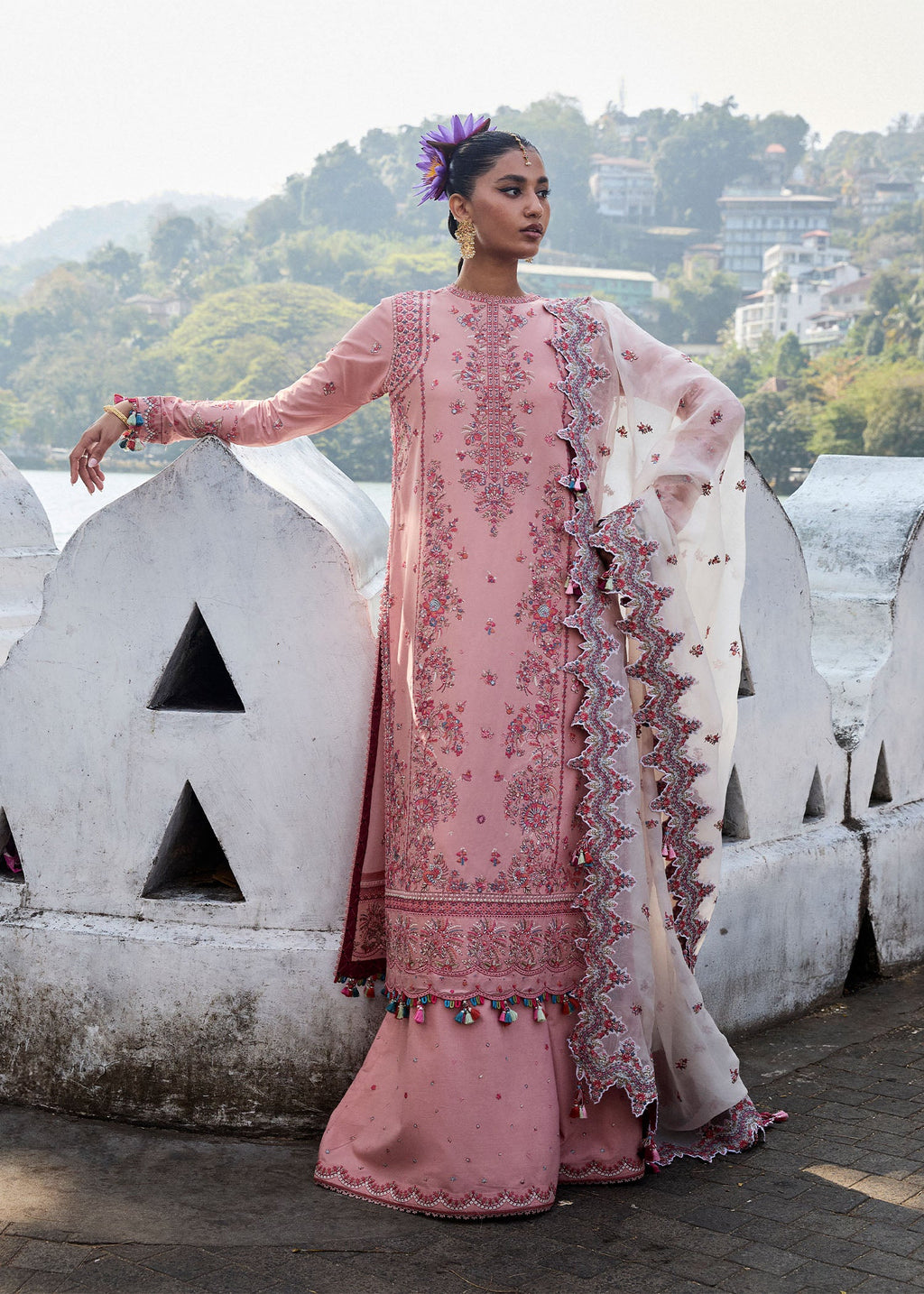 HUSSAIN REHAR | Luxury Lawn 2025 Unstitched - Peaar - Aarzu
