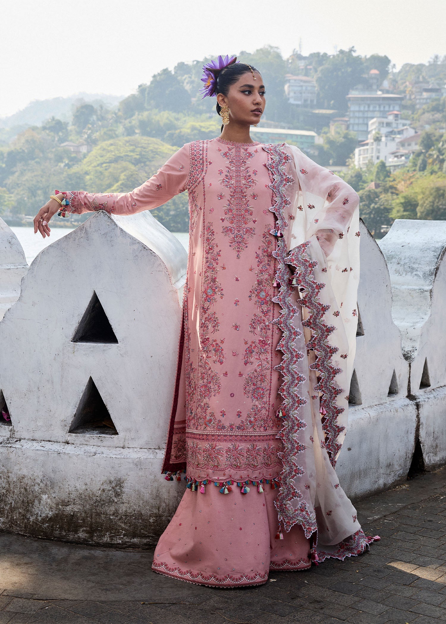 HUSSAIN REHAR | Luxury Lawn 2025 Unstitched - Peaar - Aarzu