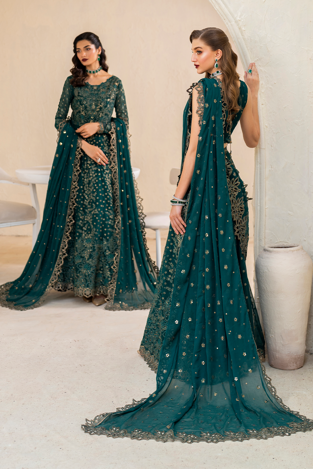 IZNIK | Chinon Chiffon '24 | CC-47 Embroidered Chiffon Unstitched