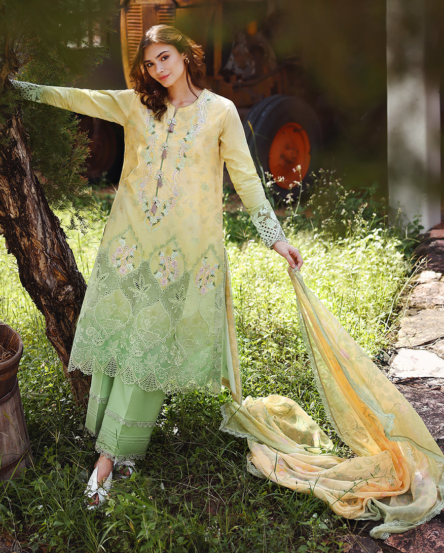 MUSHQ | Solace Ombre Lawn 2026 Unstitched - Aarzu