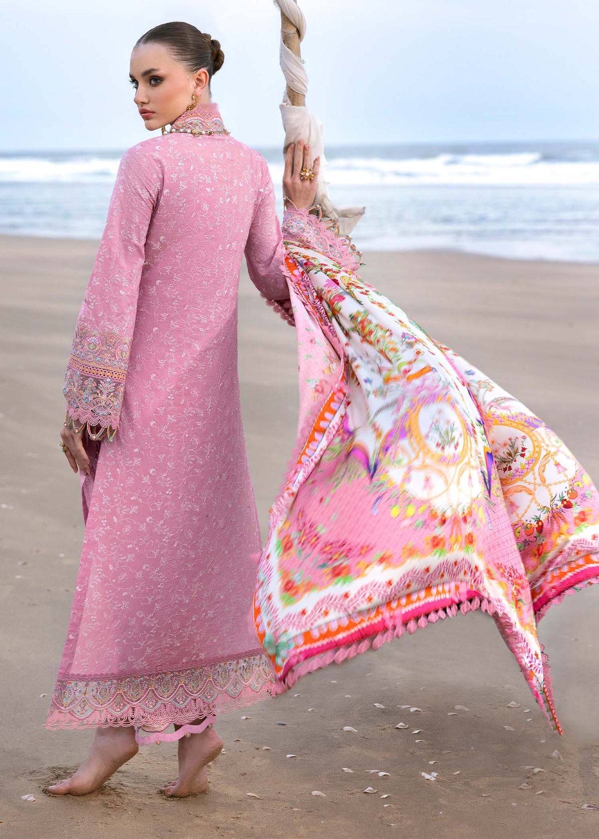 KANWAL MALIK : Elysia Luxury Lawn 2025 Unstitched - Ariana