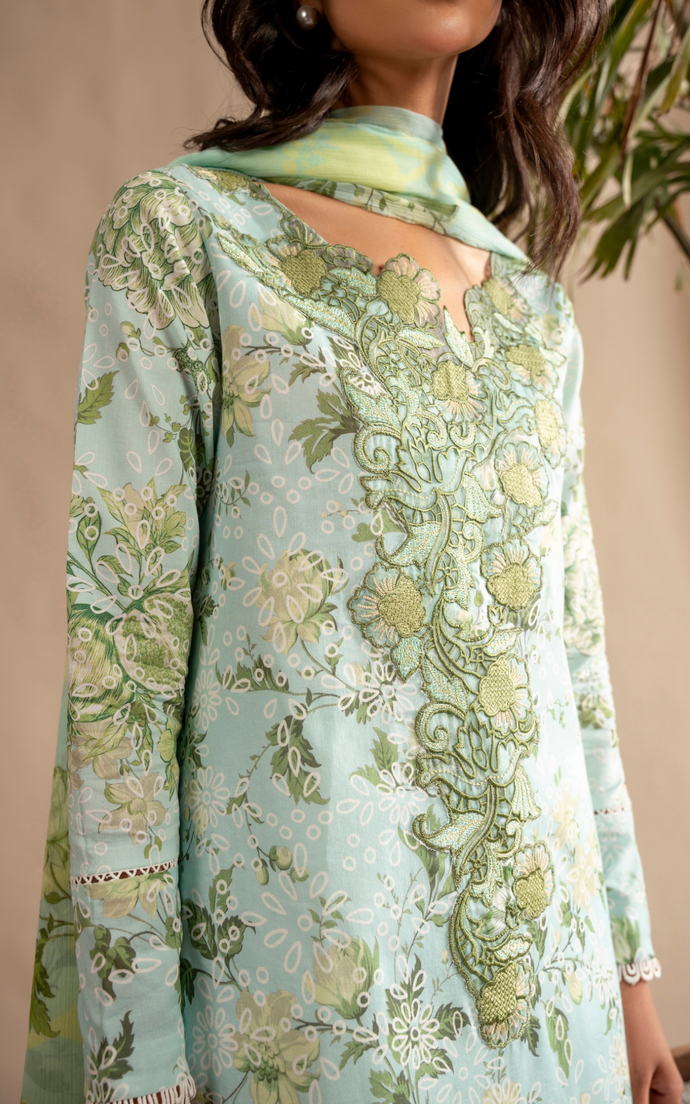 ASIFA & NABEEL | Meraki Summer Lawn 2026 Unstitched - Aarzu