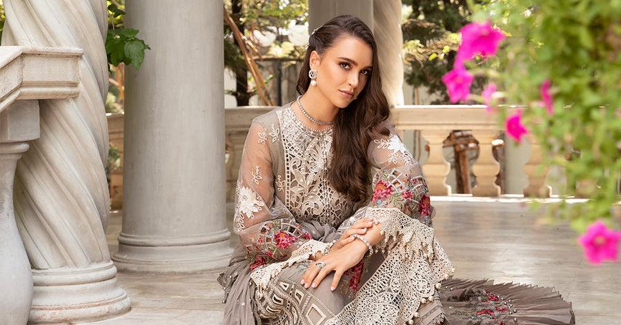 MARIA B | Luxury Eid Lawn 23-01 Unstitched | Aarzu