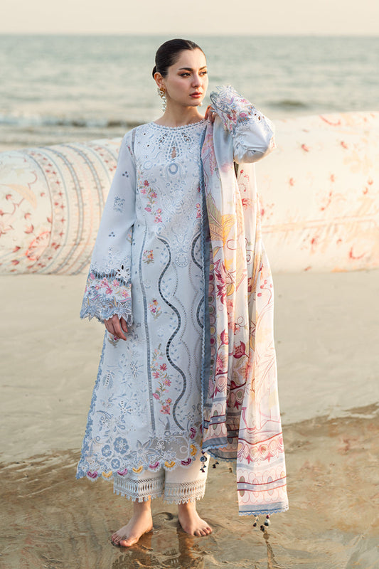 QALAMKAR | Luxury Lawn 2025 | Isabella FK-02 Unstitched