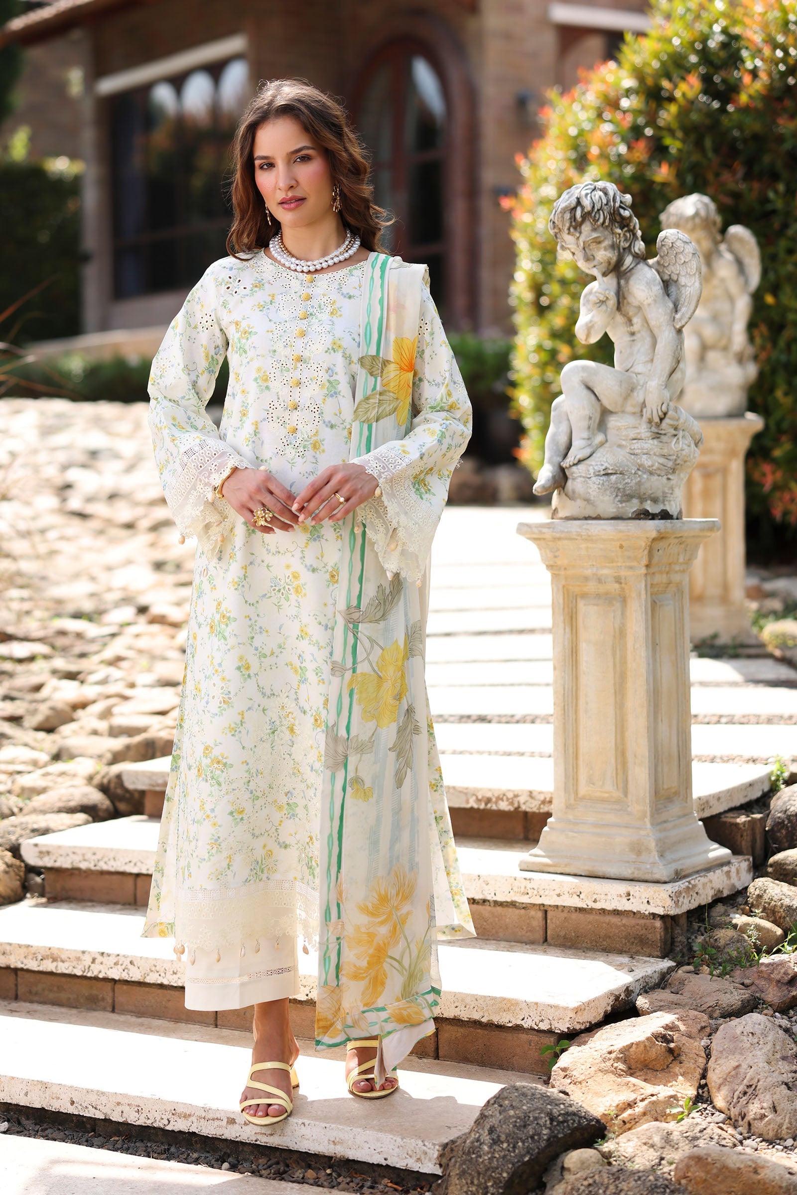 RANG RASIYA | Raaya Printkaari Lawn 2026 - Olivienne - Aarzu