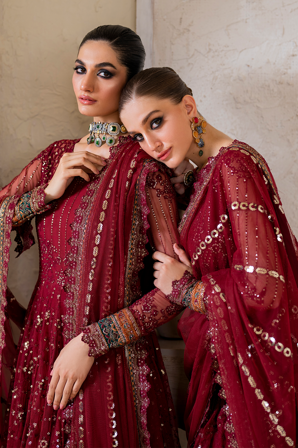 IZNIK | Chinon Chiffon '24 | CC-49 Embroidered Net Unstitched