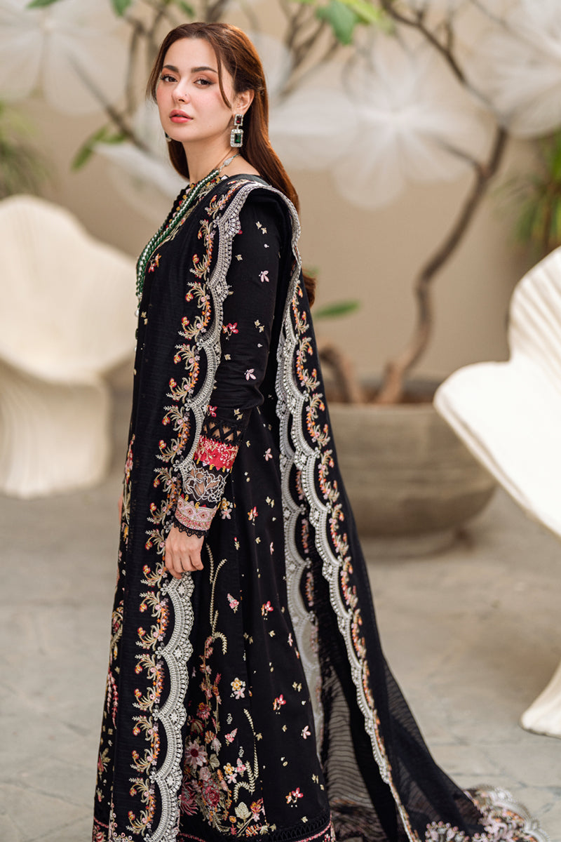 QALAMKAR | Luxury Lawn 2025 | Hannah FK-15 Unstitched