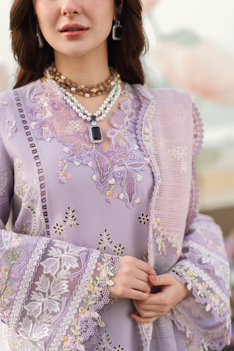 QALAMKAR | Luxury Lawn 2025 | Evelyn FK-09 Unstitched