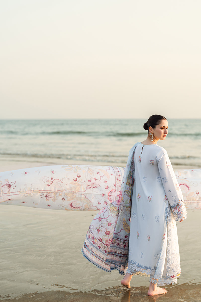 QALAMKAR | Luxury Lawn 2025 | Isabella FK-02 Unstitched